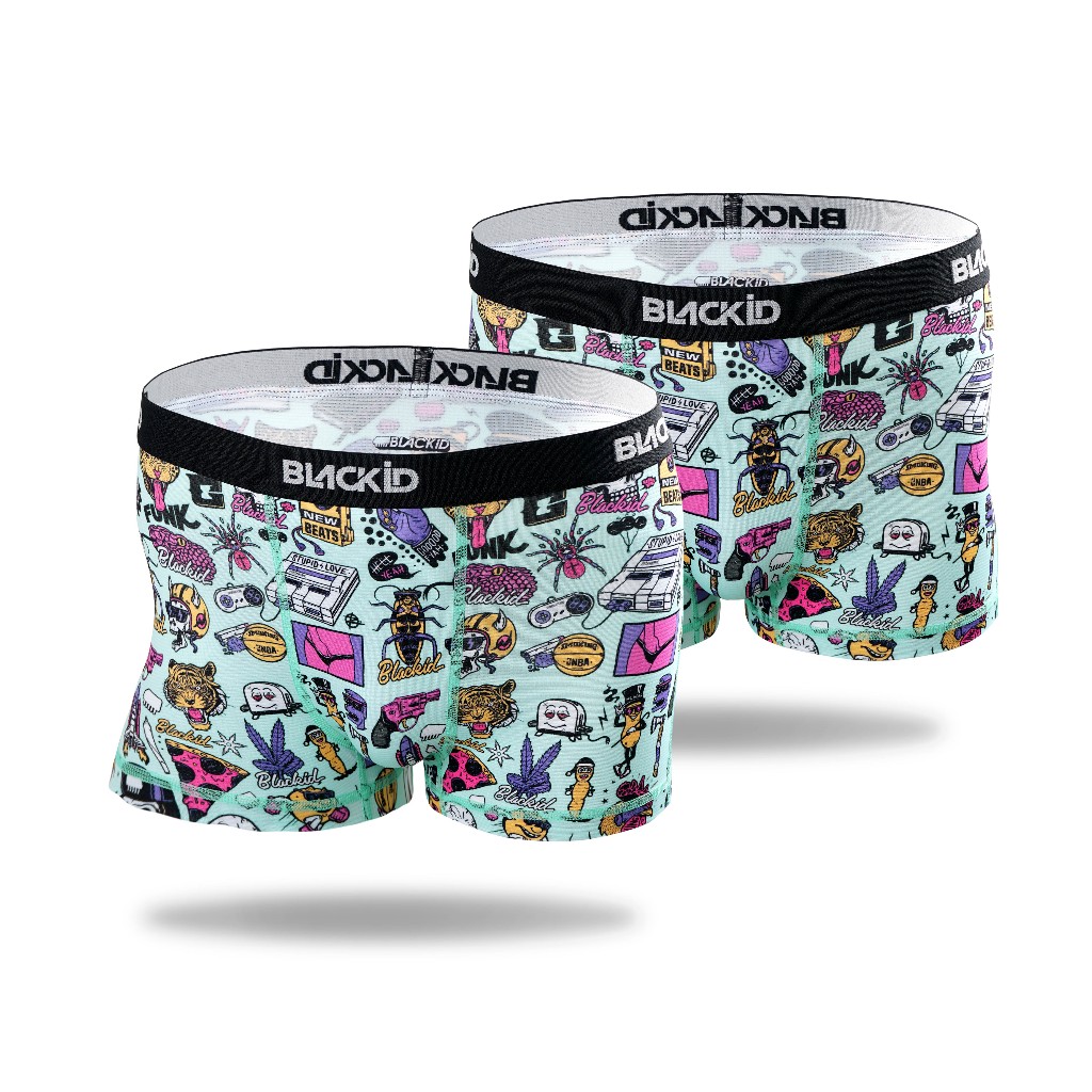Black ID - Special Edition Boxer Brief Full Print Pria | MIX Hoppy