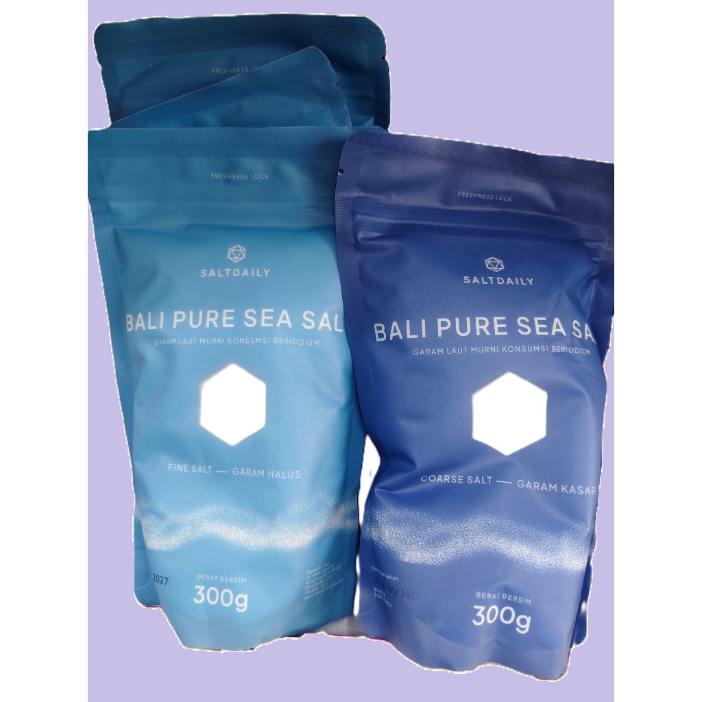 Salt Daily Garam Halus / Kasar 300gr (Bali Pure Salt)