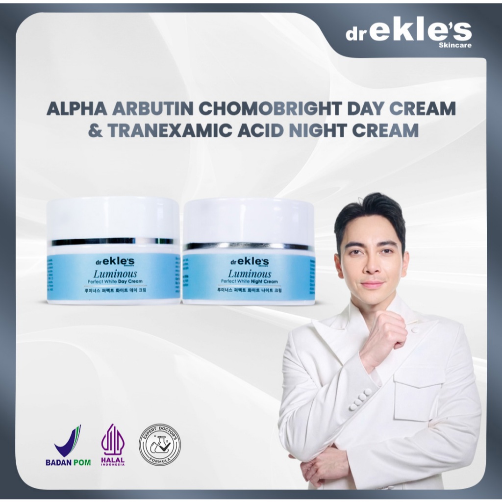 Dr Ekles Skincare - Day Cream + Night Cream Luminous Brightening Series