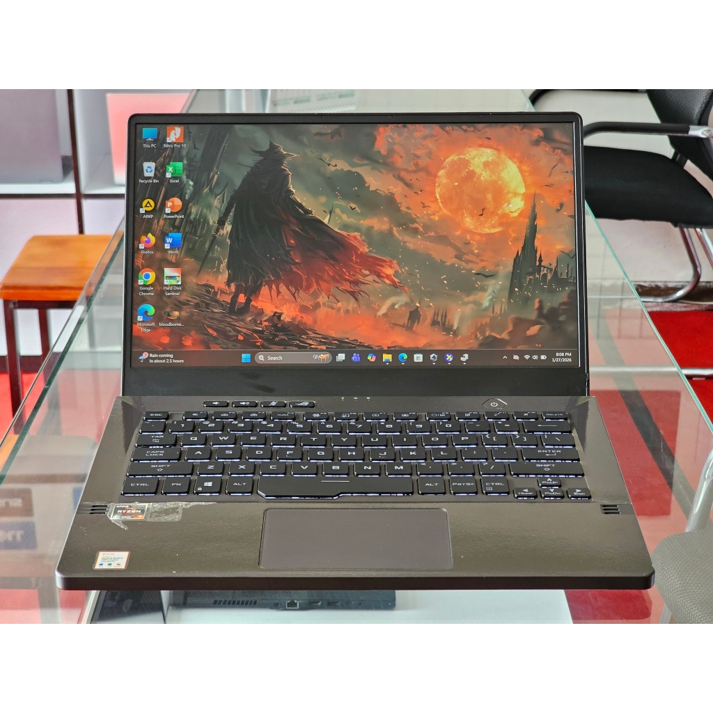 ASUS ROG Zephyrus G14 GA401II Animatrix AMD Ryzen 7 Ram 8 GB SSD 512 GB Nvidia GTX 1650 Ti 144 Hz Ga