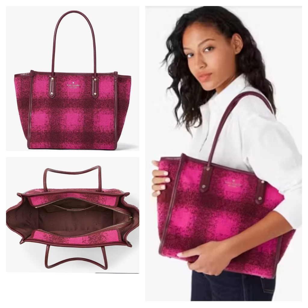 Tas KS Ella Tote Deep Berry Multi sz 43x28x18cm