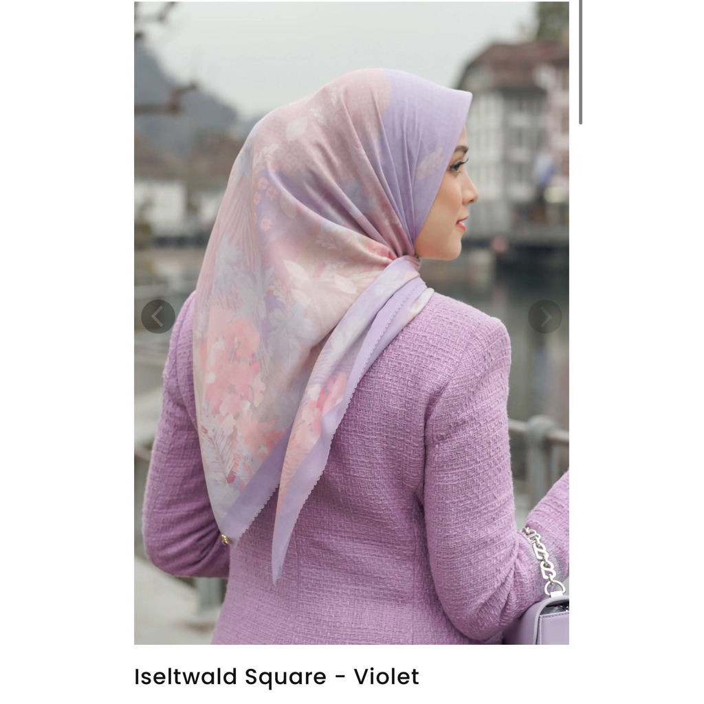 Buttonscarves Iseltwald Violet