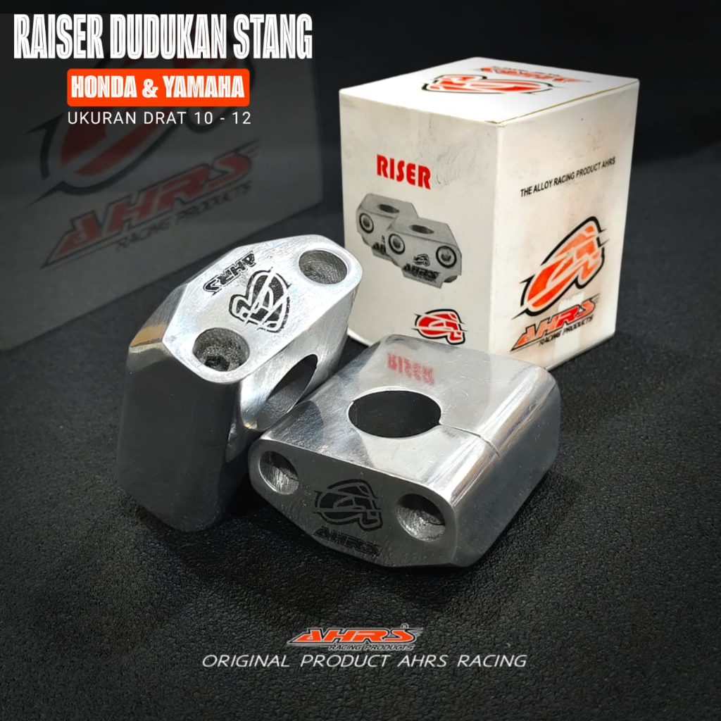Riser raiser Stang Universal raiser Peninggi Stang Original Ahrs racing Pnp Honda Pcx Adv Cbr Cb Crf