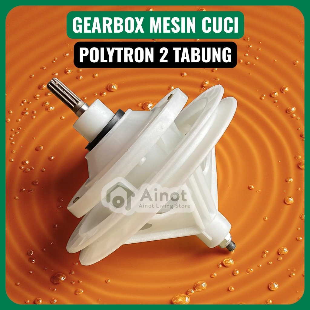 [ALS] Gearbox Mesin cuci Polytron 2 tabung Gerigi 10 - Gearbox Polytron 2 tabung - Gerbox mesin cuci