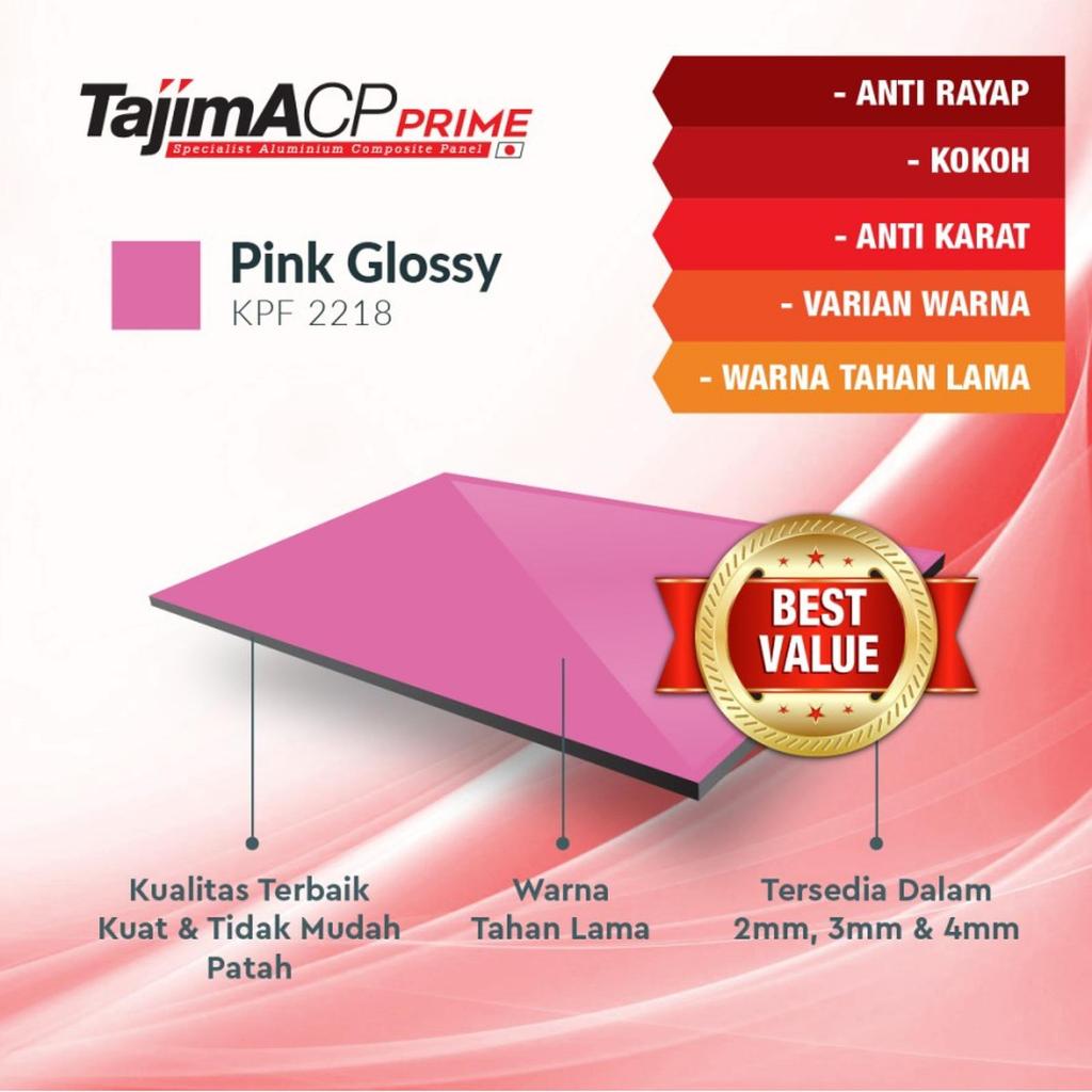 ACP Tajima 3mm Indoor - Pink Glossy
