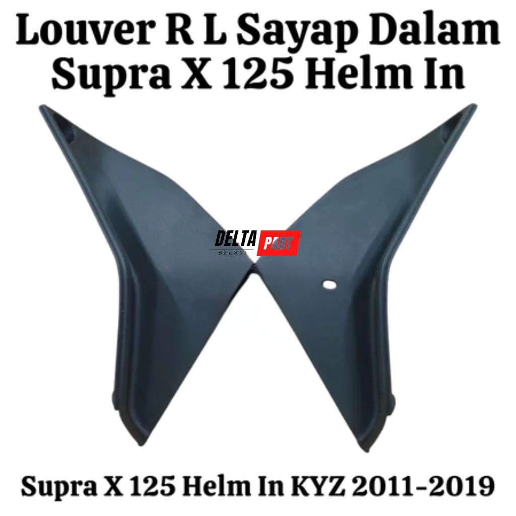 Louver R L Sayap Dalam Supra X 125 Helm In KYZ 2011 - 2019 Set Kanan Kiri Belum ada penilaian 0 T