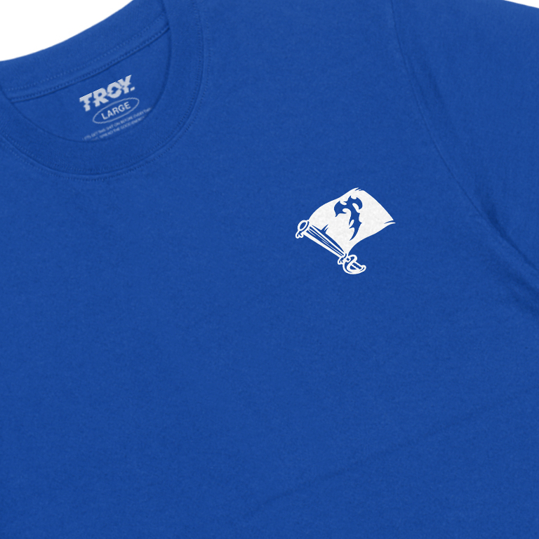Troy Company Tshirt Royal Blue YK Still Danger - Kaos Lengan Pendek Kaos Biru Benhur MTD 2741