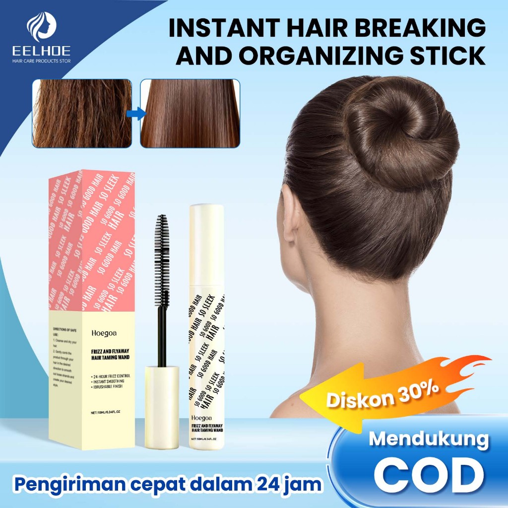 Hoegoa Gel Rambut Wanita Bentuk Maskara Perapih 17g Styling Cream wax stick rambut Rambut Fringe Fin