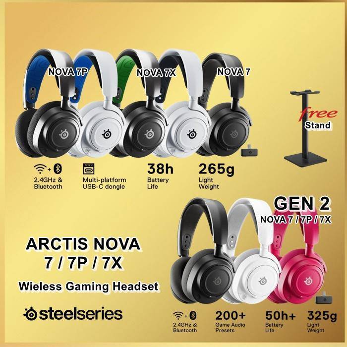 Steelseries Arctis Nova 7 Wireless Gaming Headset Steel series Arctis Nova 7 Nova 7p Nova 7x