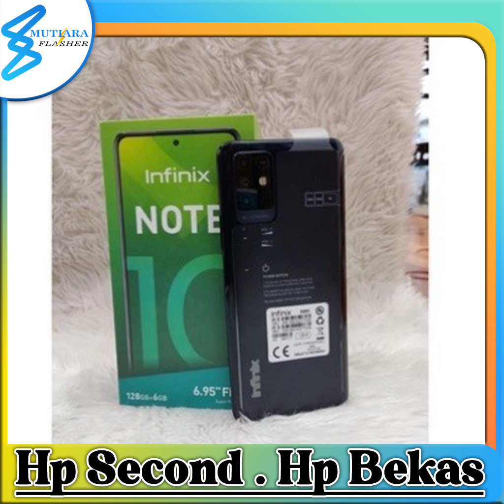 Infinix Hot 10 Ram 4/64GB | Ram 4/128GB | Ram 6/128GB Bekas Original Flasher Store