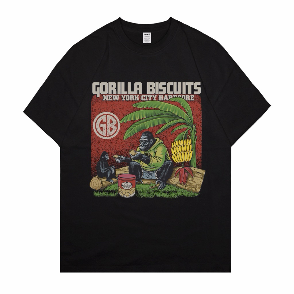 Ready Stock - Xtrememerch Kaos Gorilla Biscuits