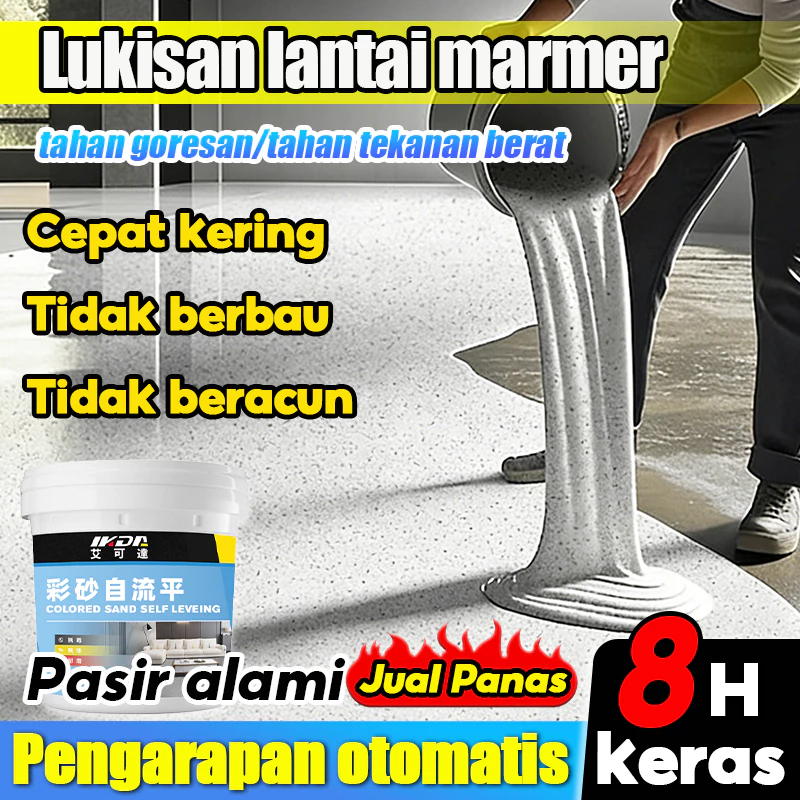 Pengeringan cepat 1 detik Cat lantai 10 dalam 1 Cat Lantai Tahan air tahan lembab dan tahan gores Co
