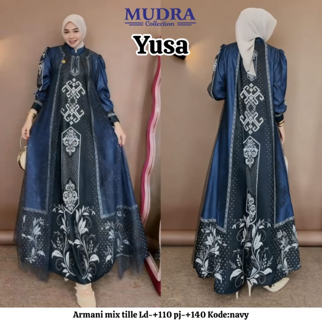 NEW YUSA DRESS BY MUDRA DRESS BAGUS GAMIS LEBARAN GAMIS MEWAH BAJU WANITA DRESS BAGUS GAMIS MEWAH BA