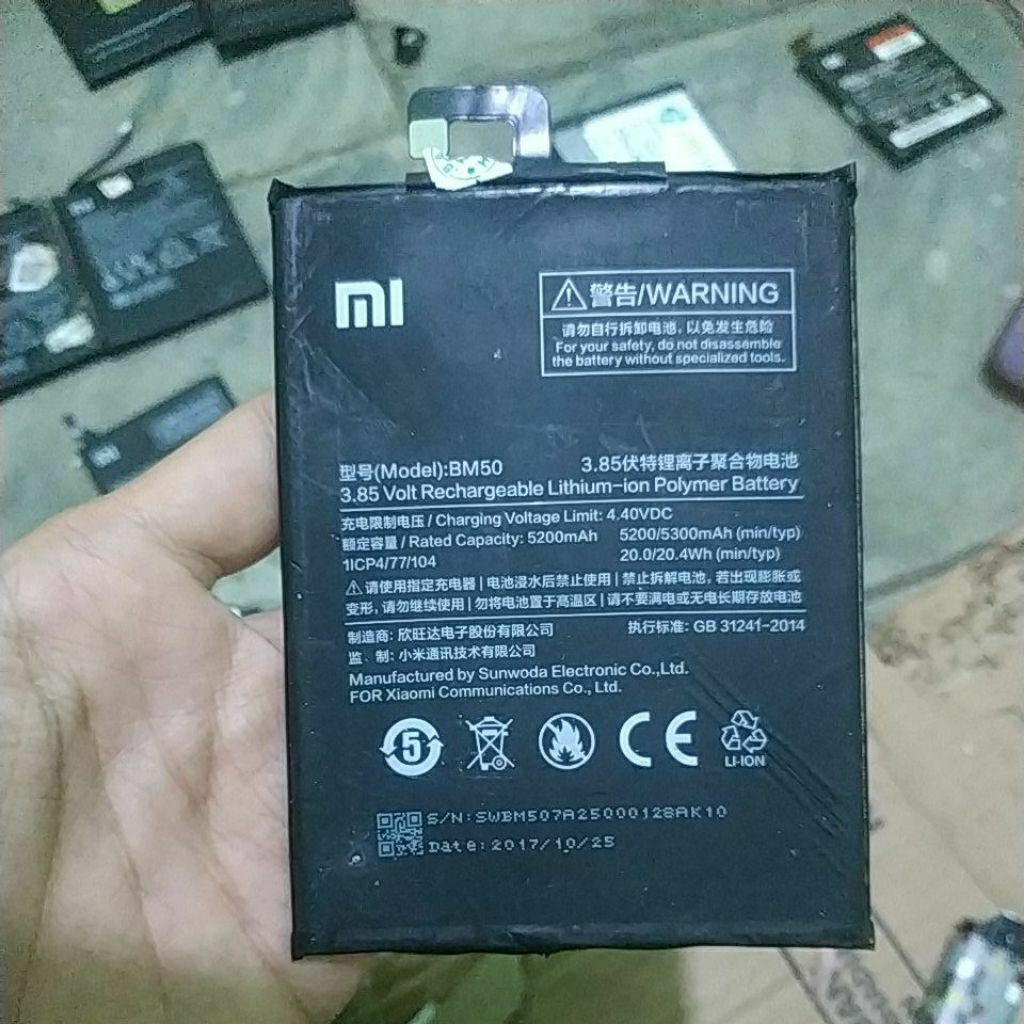 BATERAI BEKAS XIOMI MI MAX 2 BM50