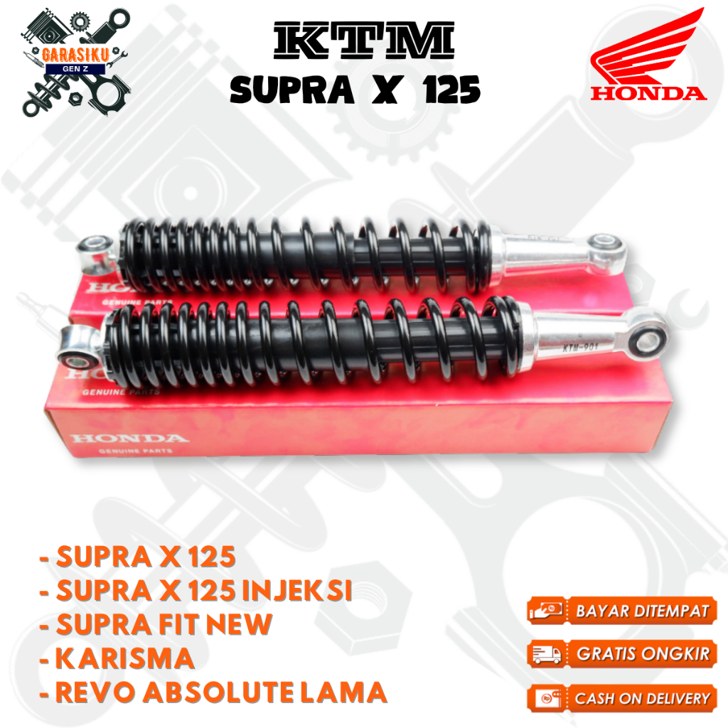 Shockbreaker supra x / shock belakang supra x 125 / shok belakang KTM original