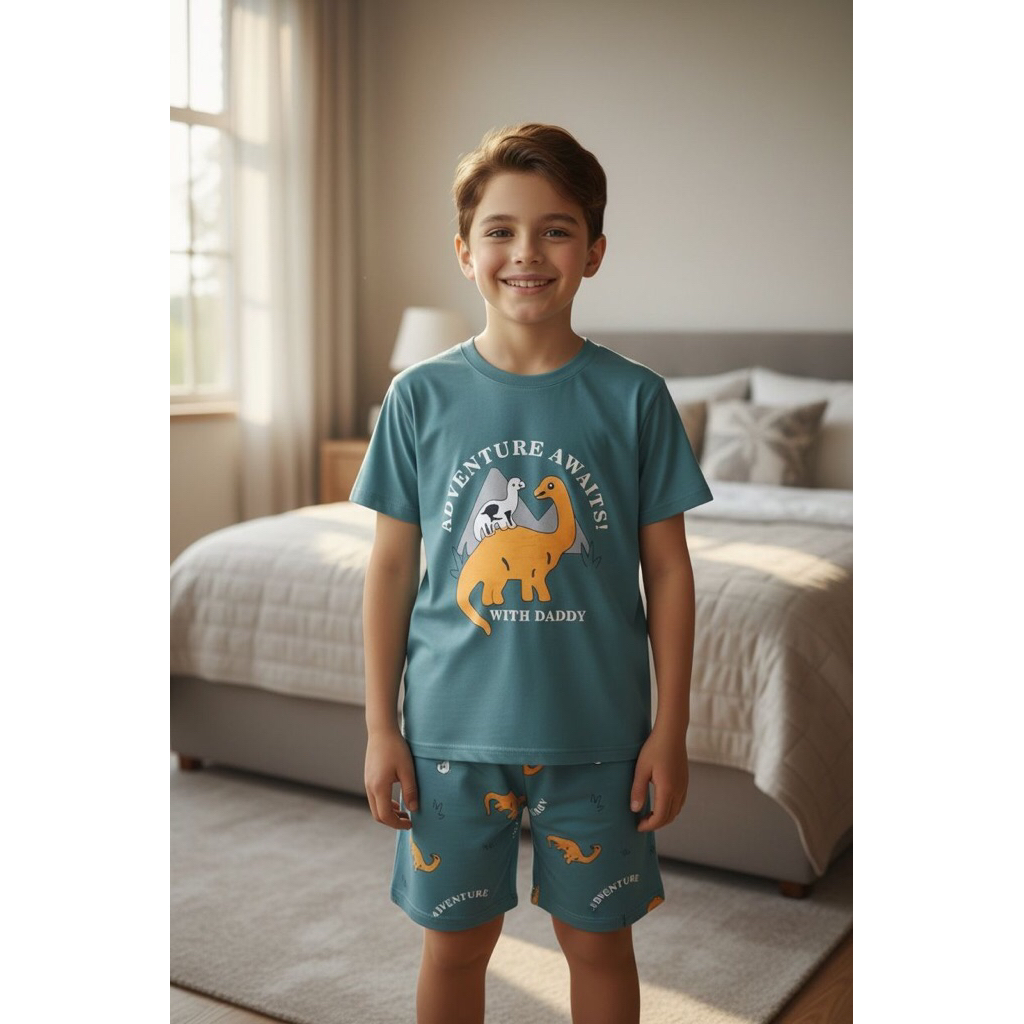 My Dream ~ Baju Tidur Anak COWOK "Lengan pendek & Celana pendek "(Premium Quality)