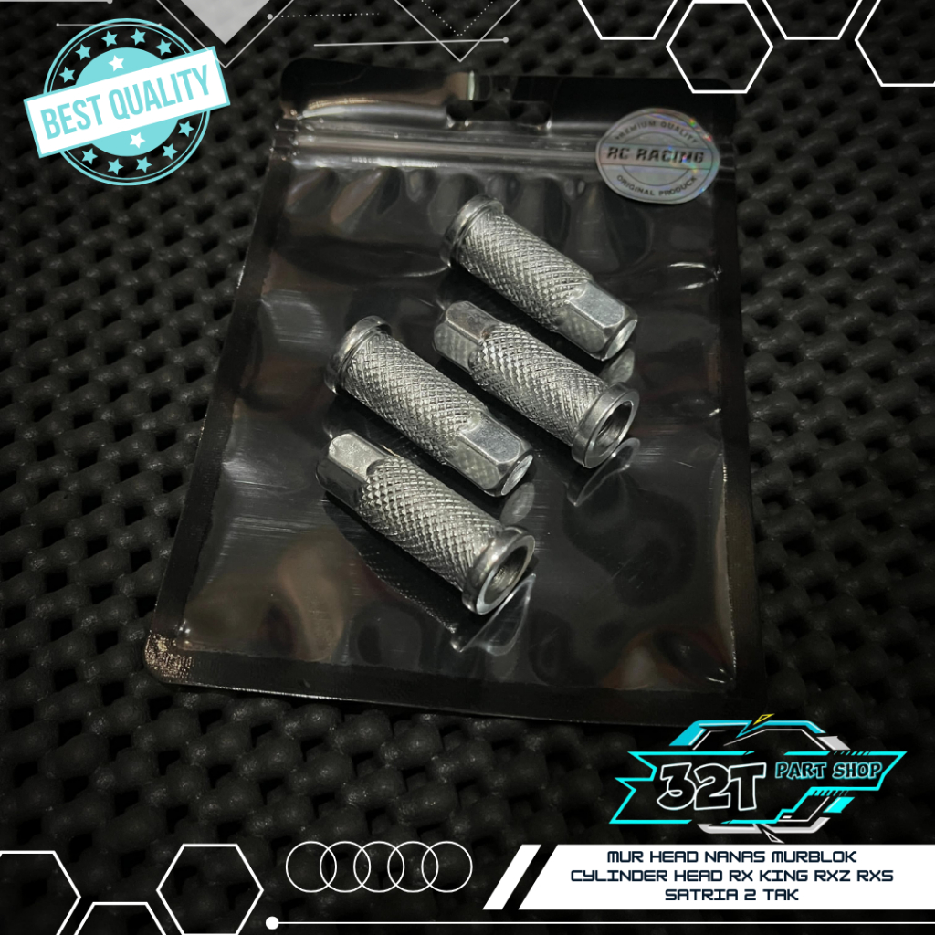 32t Part Shop Mur Blok Head Nanas Cylinder Head Set RX KING RXK RXS // Custom // Variasi // Local Pr