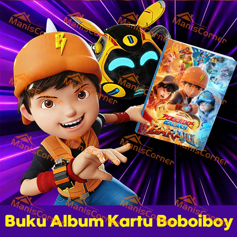 Album Kartu BoBoiBoy Galaxy Baraju Album Kartu