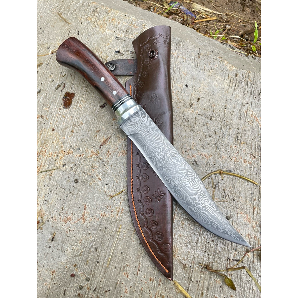 PISAU BOWIE PREMIUM BAJA PAMOR DAMASKUS
