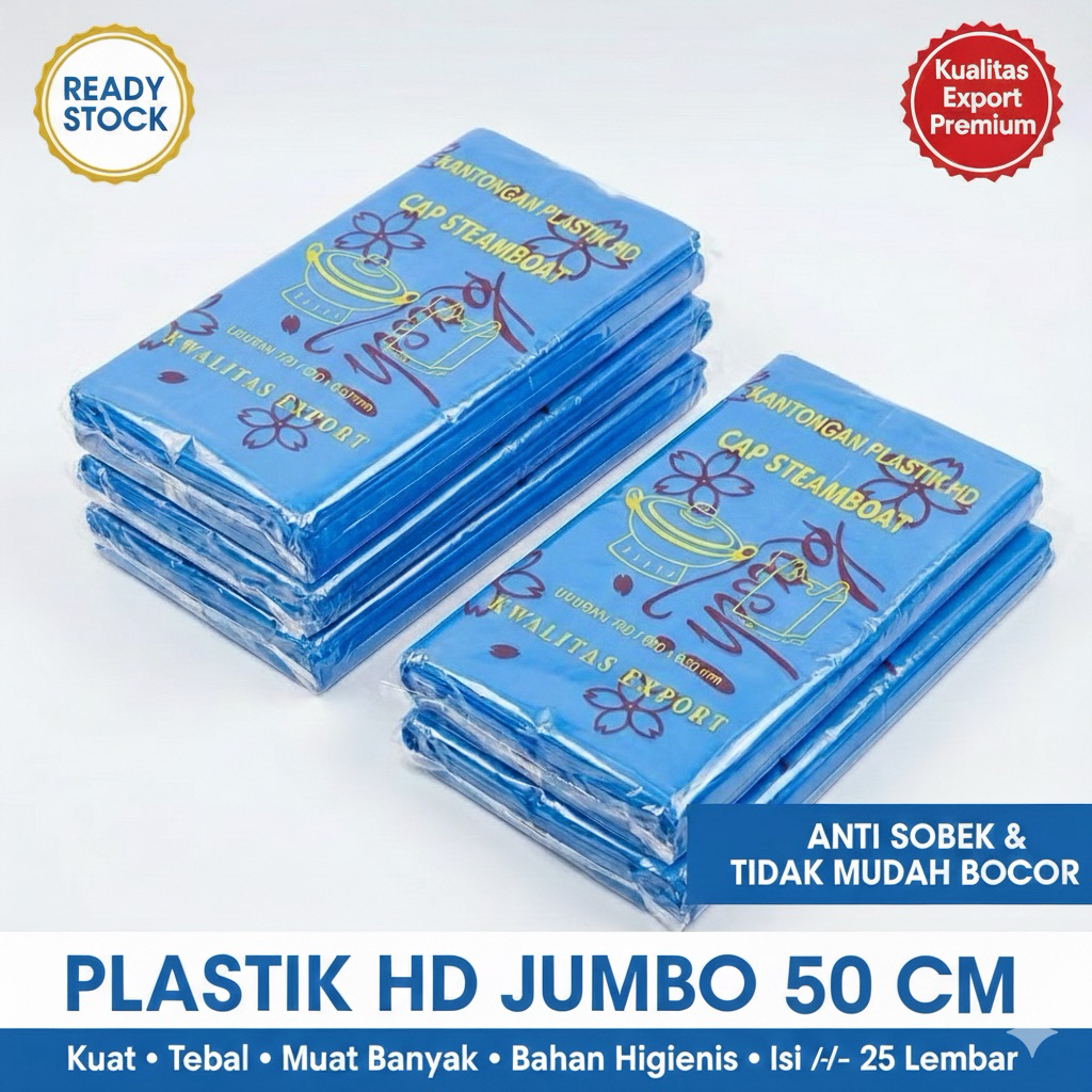 Plastik Assoy Thank You | Kantong Kresek Motif Thank You | Ukuran Grosir Murah