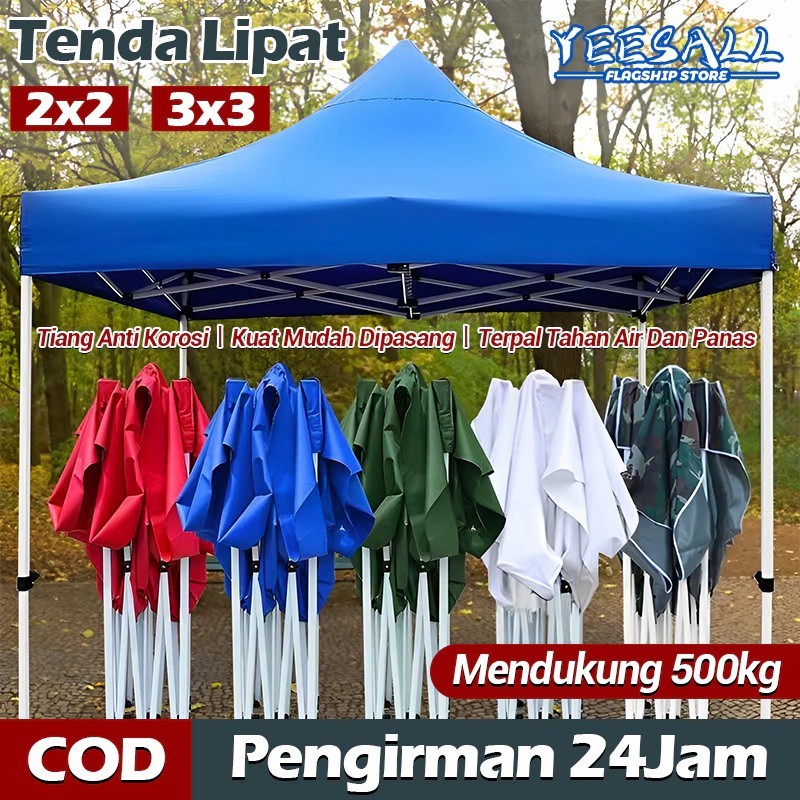 Tenda Lipat 3x3 2x2 Tenda Jualan TendaBazar Outdoor Tenda Gazebo 1200DTenda Dagang otomatis