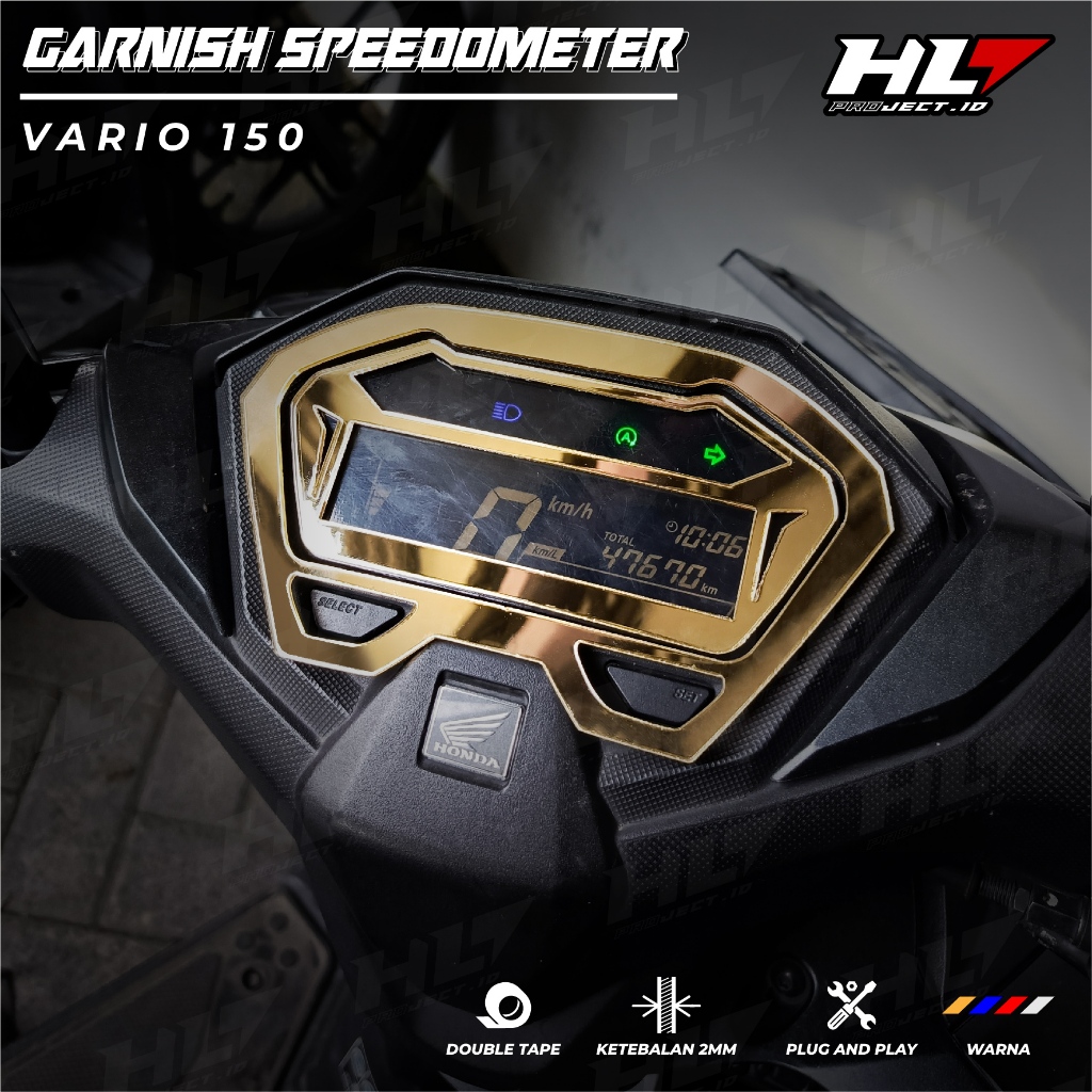 Garnish Speedometer Akrilik Mirror Vario 150 - Aksesoris Cover Speedometer Vario 150 - V150