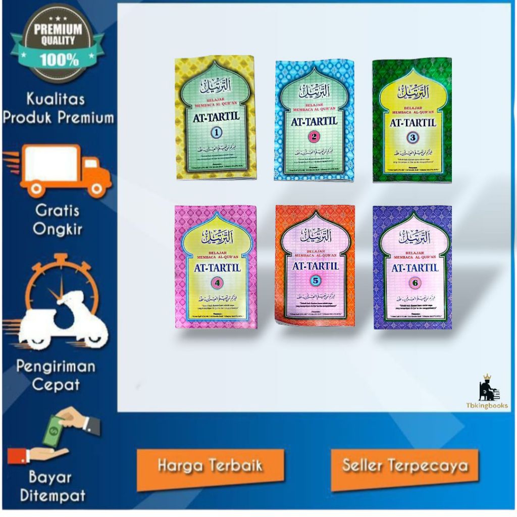 AT TARTIL BELAJAR MEMBACA ALQURAN JILID 1 2 3 4 5 6 MA'ARIF