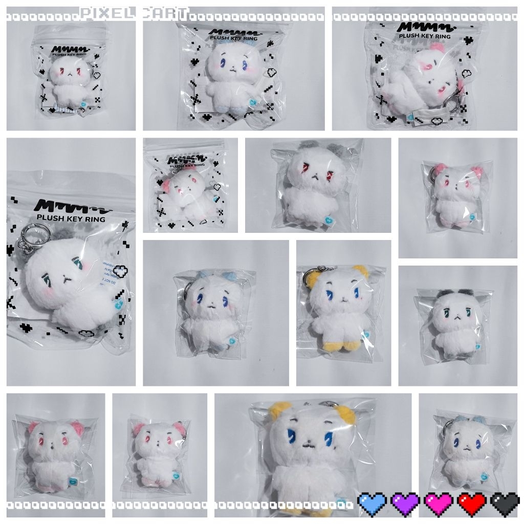 PLAVE PLUSH KEYRING MMMM MEYMU MOI MIIMU MUHMO MEOWMI