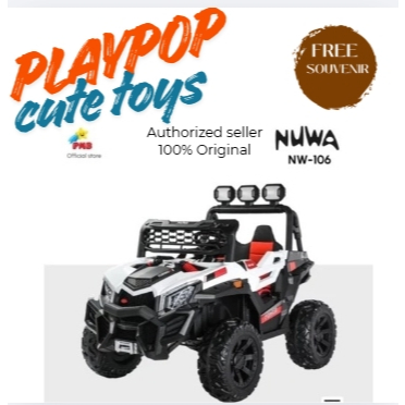 Mobil aki PMB NUWA NW 106 NW106 JEEP Ban Eva Karet 4 gear box lampu led mobil aki jeep jumbo