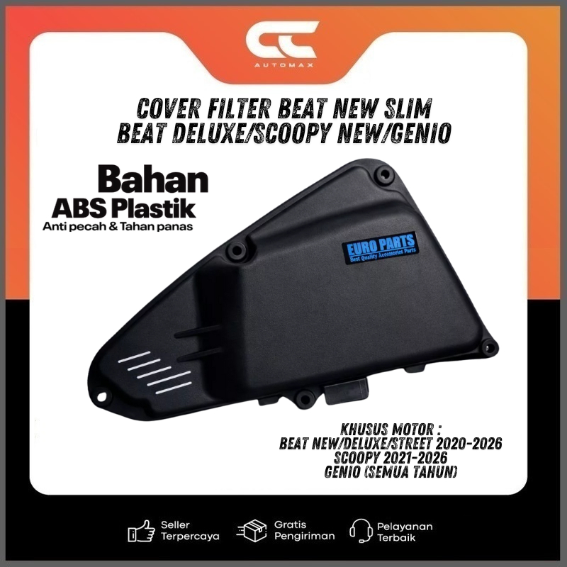 COVER FILTER SLIM BEAT NEW DELUXE STREET 2020-2026/SCOOPY 2021-2025/GENIO