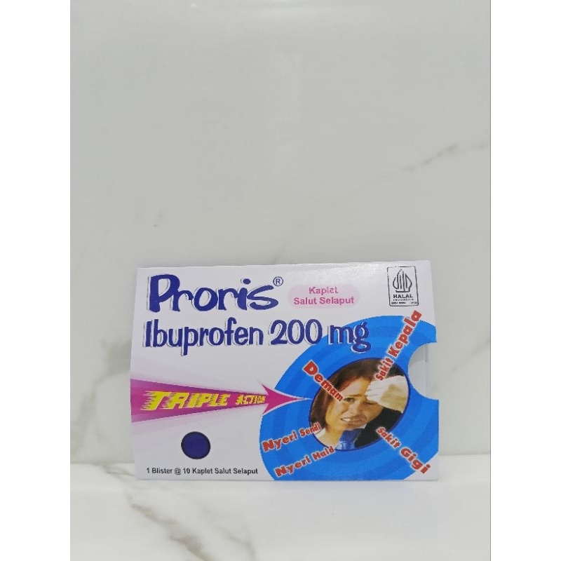 PRORIS TABLET/PENURUN DEMAM ANAK 10 TABLET