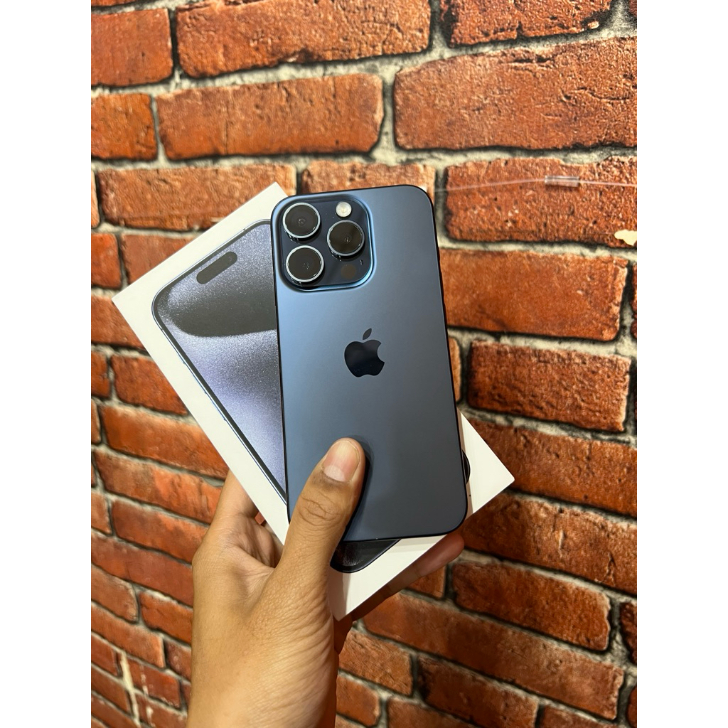 iphone 15 pro 256 blue second