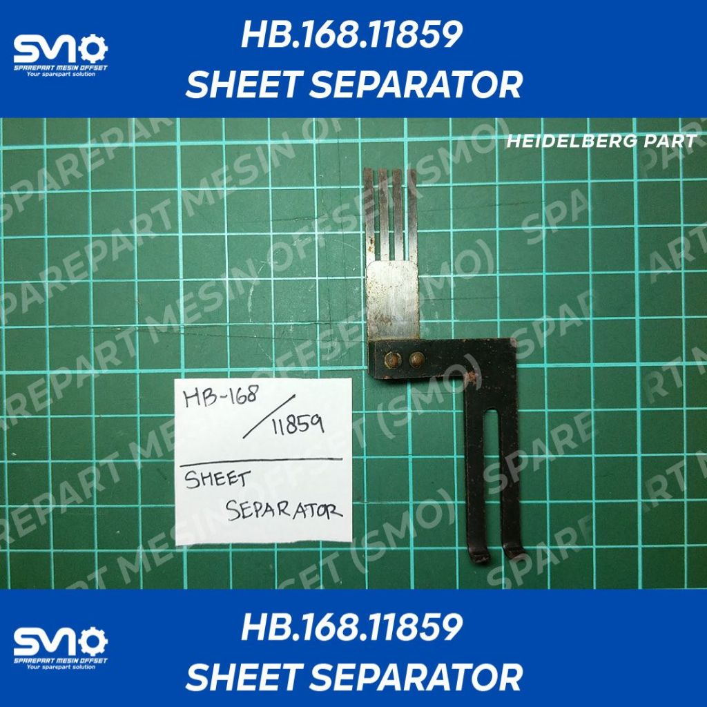 HB-168/11859 SHEET SEPARATOR SPARE PART MESIN CETAK OFFSET PRINTING MACHINE HEIDELBERG