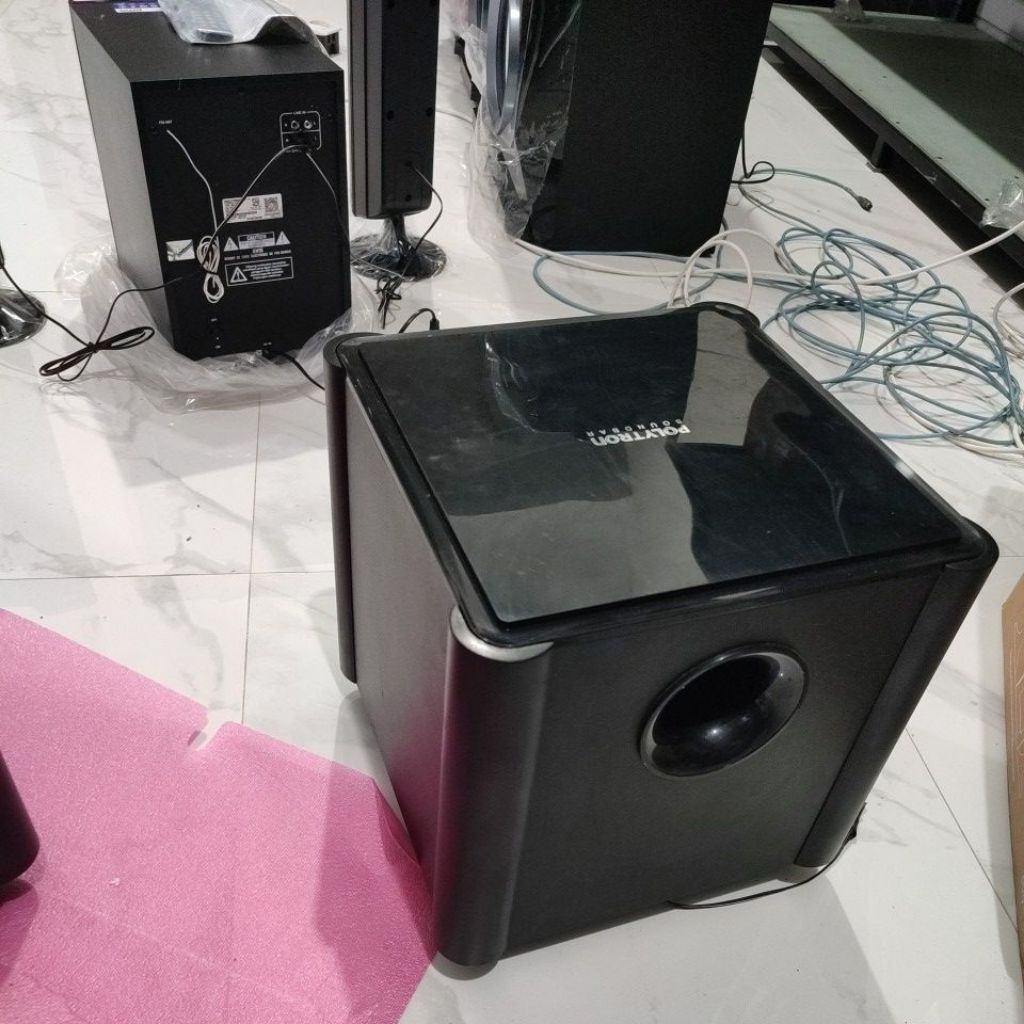 subwoofer polytron pasif ( box dan speaker subwoofer ) cucigudang pabrik