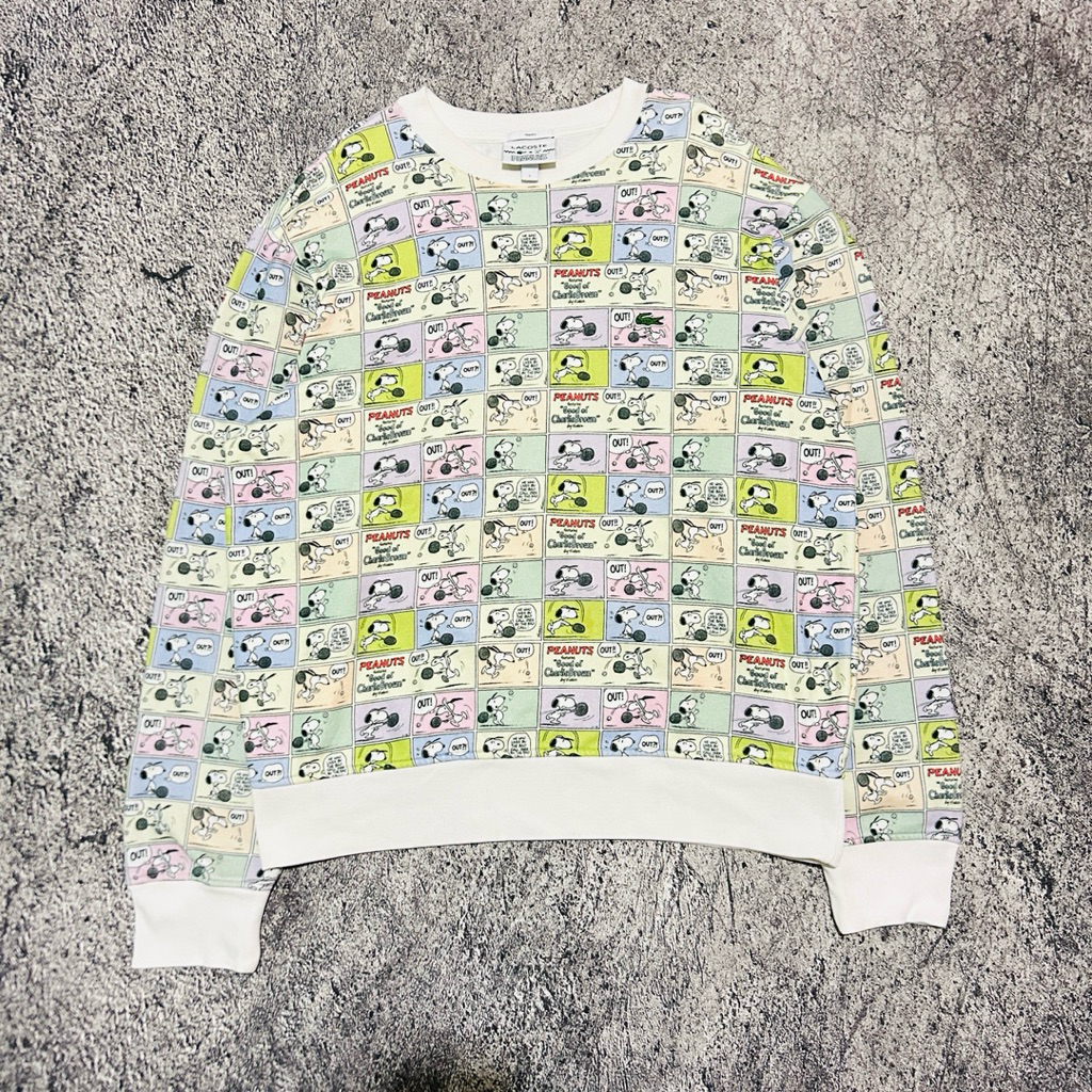 Crewneck Lacoste X Peanuts original