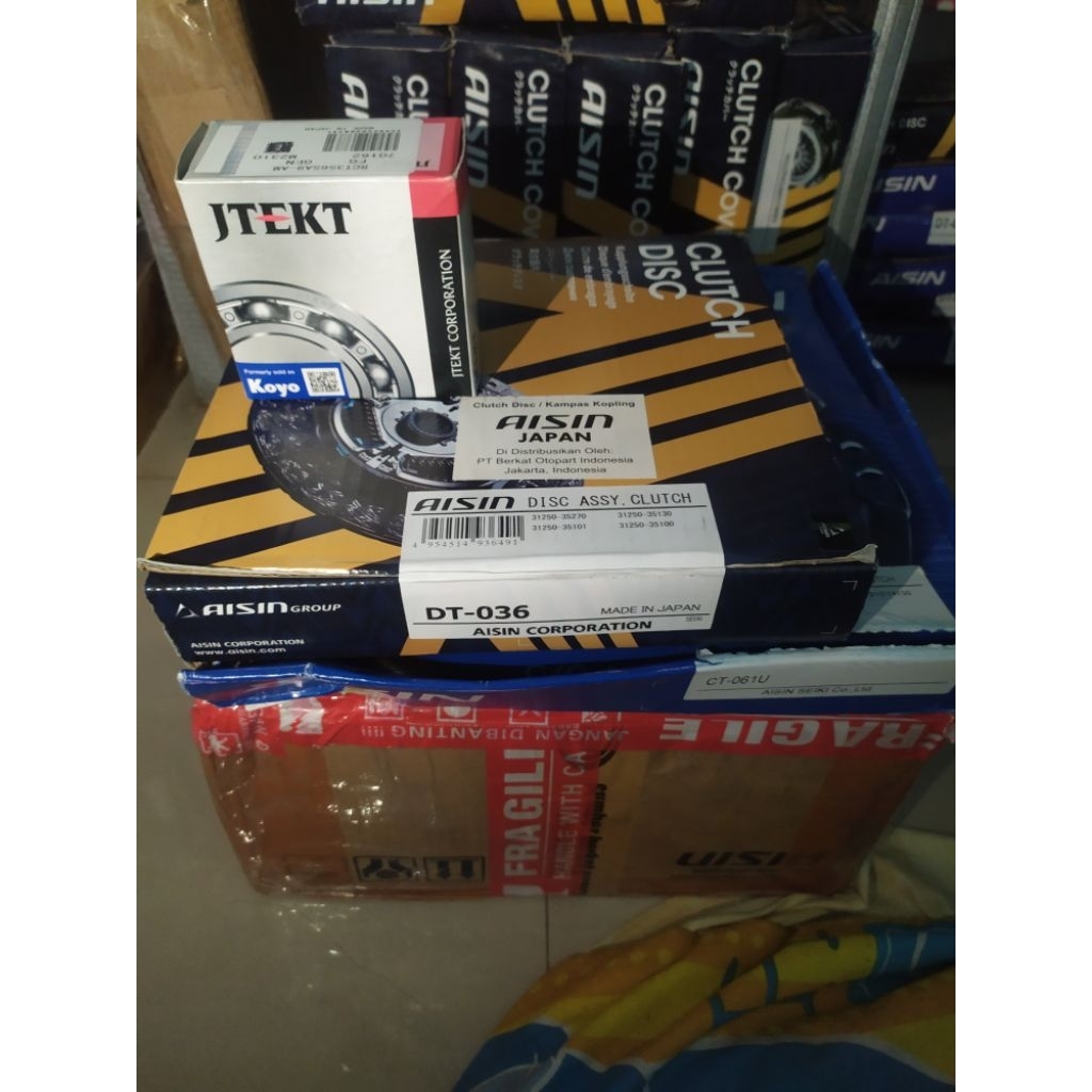 Kampas kopling set kijang krista 2000 cc ori Aisin