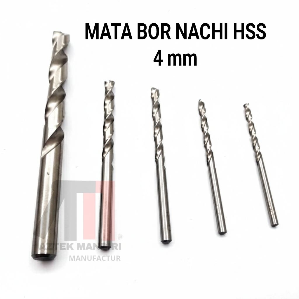 ORI Mata Bor 4mm HSS Nachi Baja / Original Mata Bor 4mm HSS