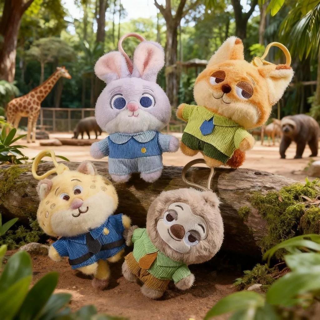 Keychain Plush Gantungan Boneka Zootopia
