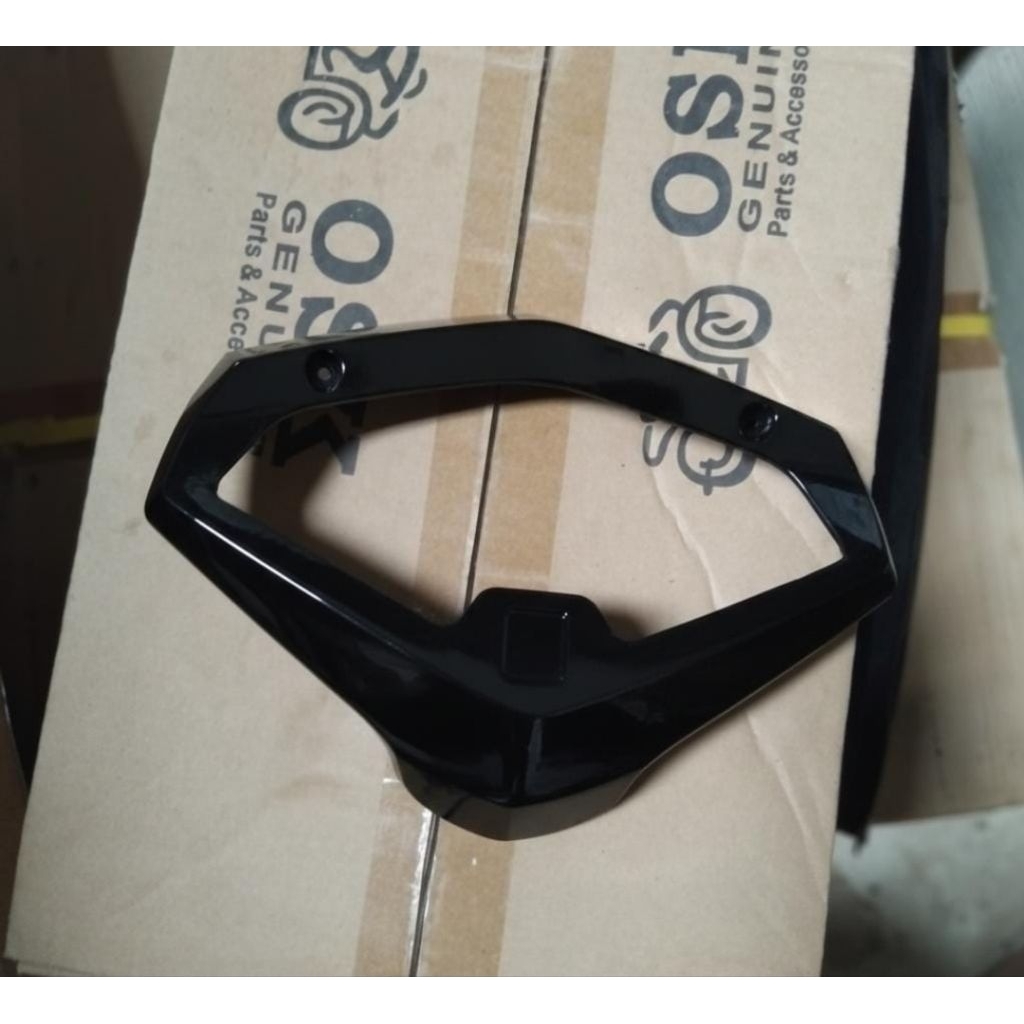 COVER RING SPEEDOMETER SHOGUN 125 NEW FL RR ROBOT WARNA HITAM DAN ABU-ABU/GREY