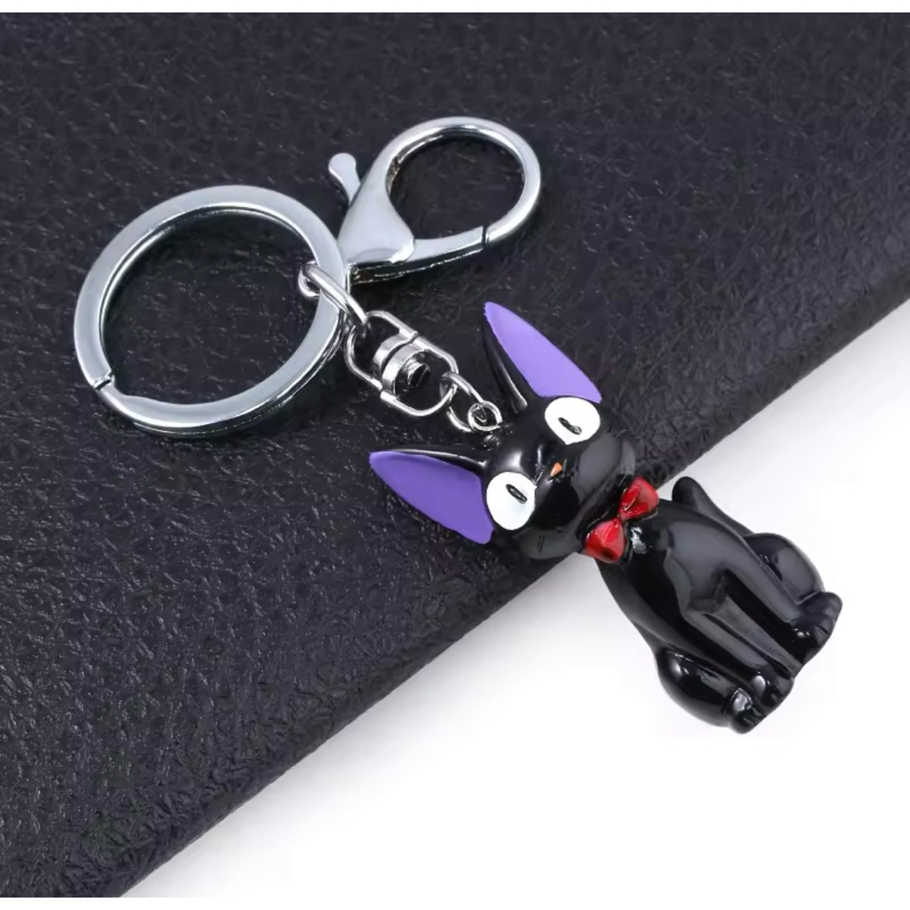 Ghibli Jiji cat gantungan kunci Jiji kiki’s delivery service keychain