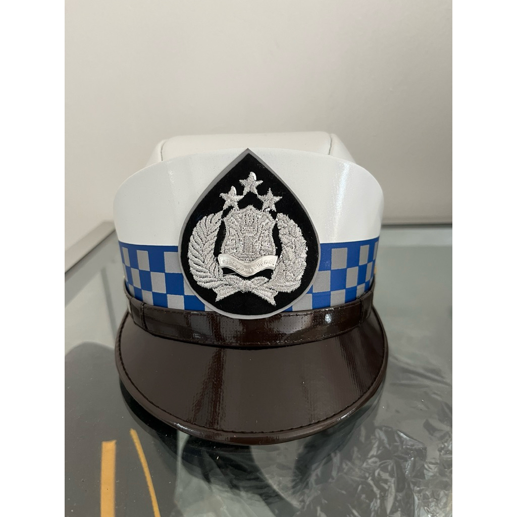 PET BINTARA LANTAS POLWAN HM MAWARDI SUKABUMI ORIGINAL | TOPI PET PDH LANTAS POLWAN