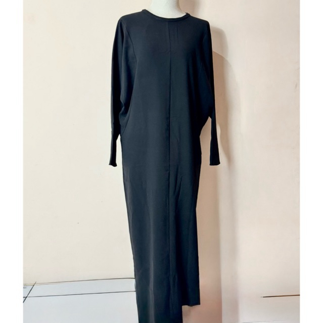 PRELOVED  ZARA DRESS RAGLAN GAUN GAMIS HITAM BLACK ORI