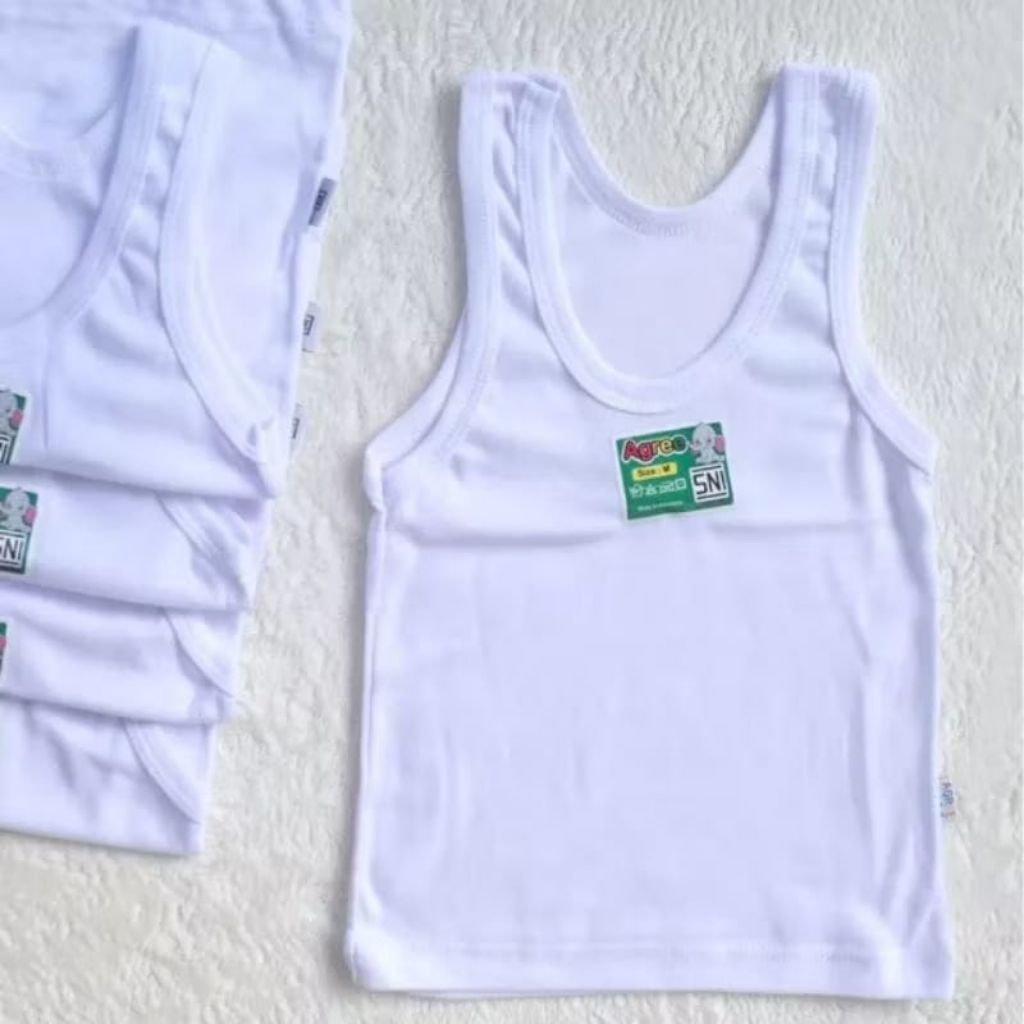 Grosir 3 Pcs Kaos Dalam Anak/ Singlet Agree ST02 Singlet Agree Kids
