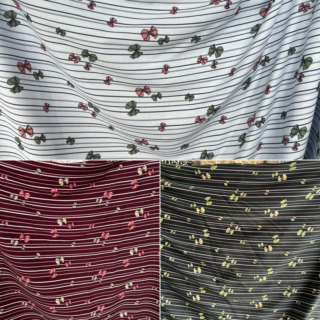 Kain Katun Rayon Viscose Premium | katun rayon | rayon motif | Rayon premium | Daster | Kemeja | Piy