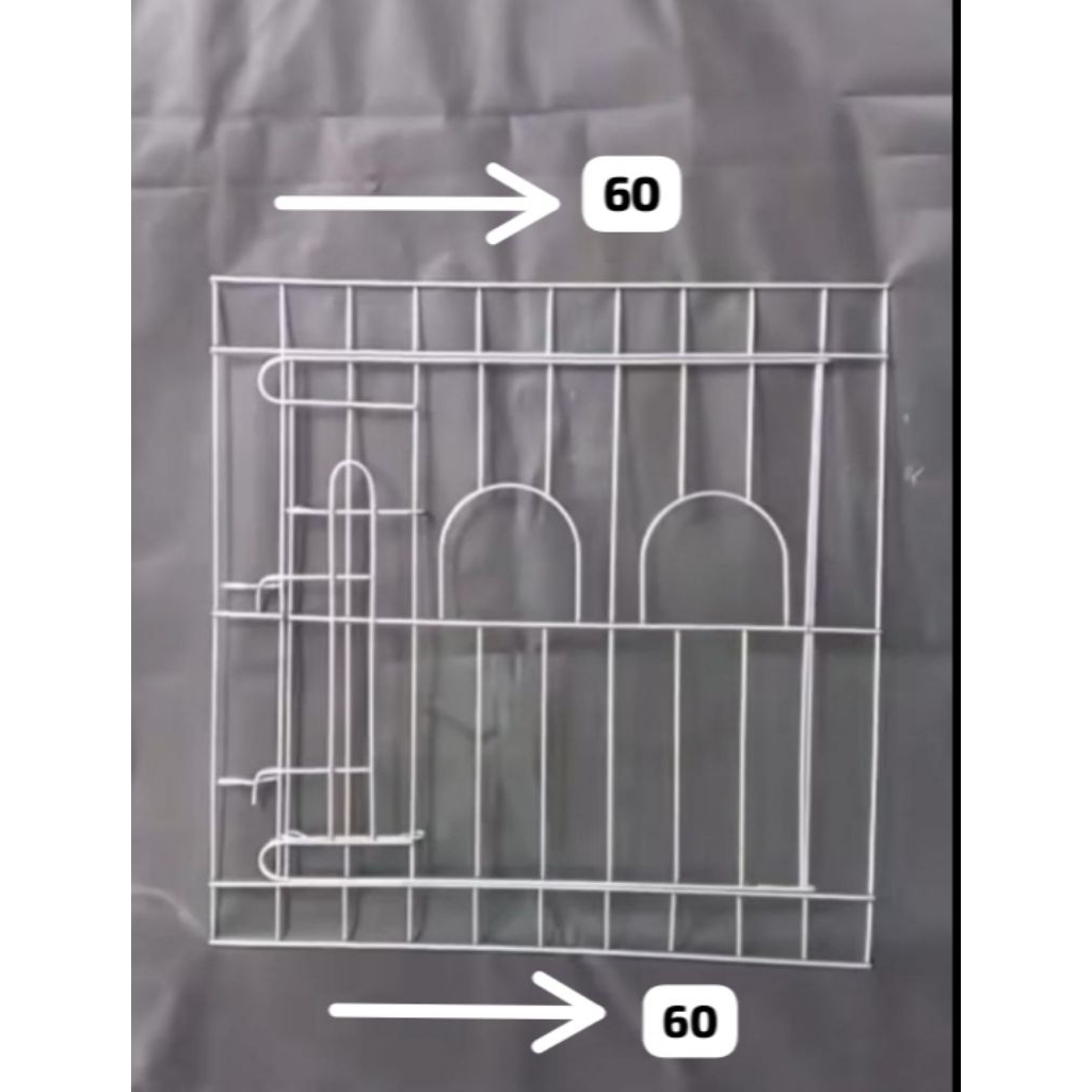 1 pintu panel ayam 60x60 glvanis anti karat