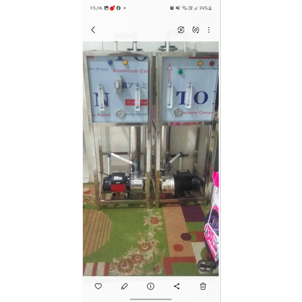Mesin RO 2000 Gpd