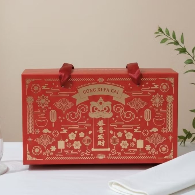 BOX IMLEK 2 TOPLES PERSEGI 300 GRAM BOX HAMPERS IMLEK 2026