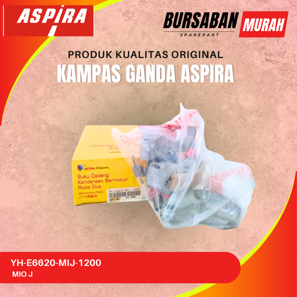 Kampas Ganda YH-E6620-MIJ-1200 Aspira Original MIO J Murah