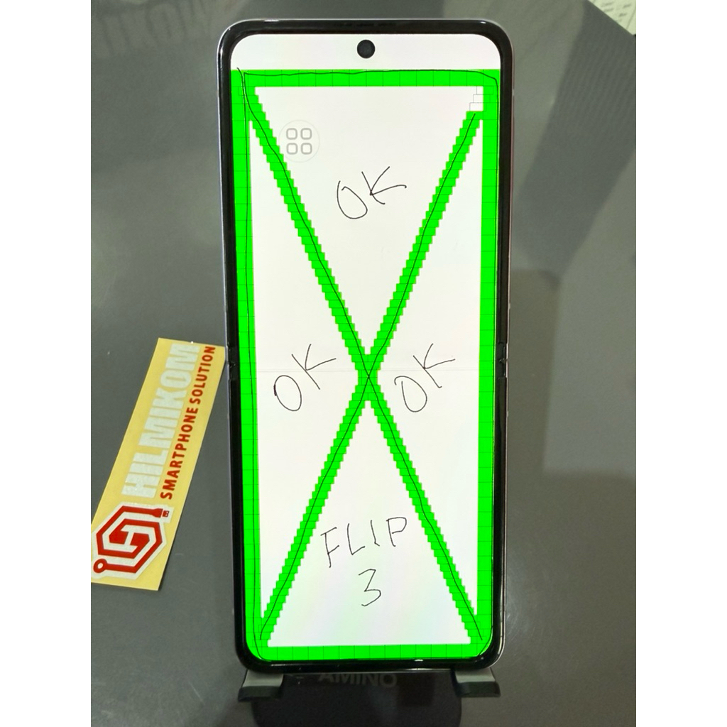 LCD Z FLIP 3 MINUS JARONG DI LIPATAN