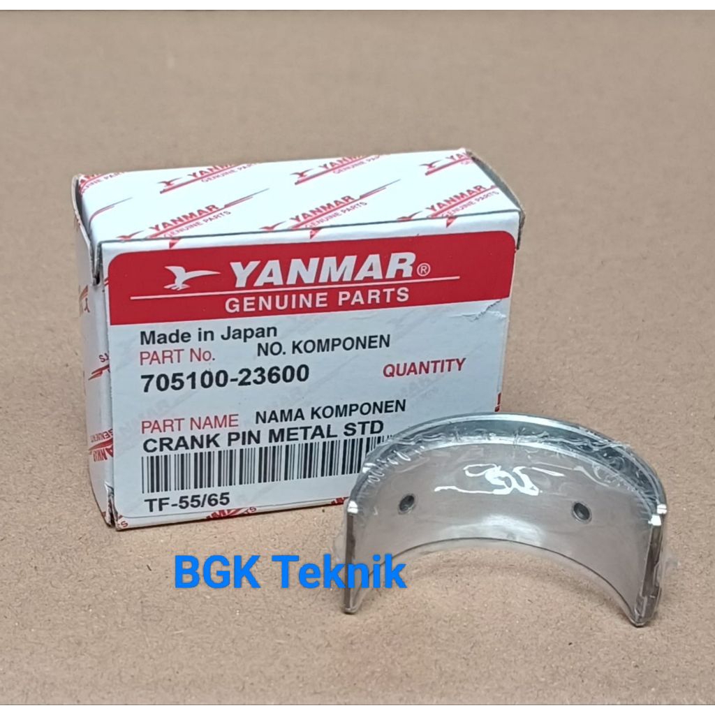 Metal Jalan std YANMAR TF55/ TF65, CPM Crank Pin Metal Diesel Yanmar